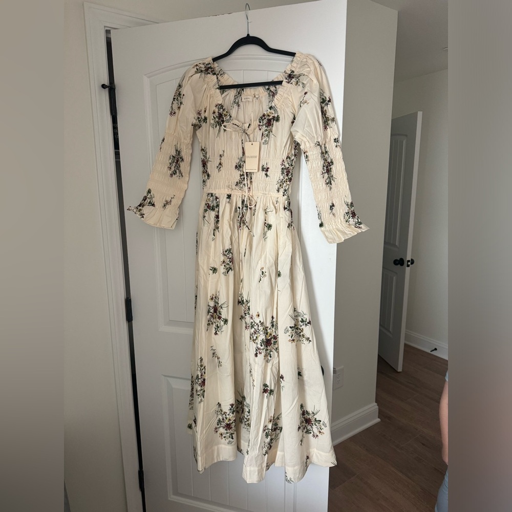 Doen Cream Floral Maxi Dress - Picture 9 of 9